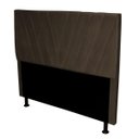 Ver imagem 2 de Cabeceira Cama Box Queen Size Grécia 1,60 Suede Castor Navega Móveis