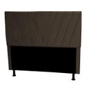 Ver imagem 1 de Cabeceira Cama Box Queen Size Grécia 1,60 Suede Castor Navega Móveis