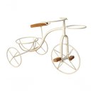Ver imagem 1 de Suporte Plantas Ferro 2 Vasos Bicicleta Branca 60 Cm Altura