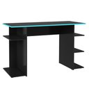 Ver imagem 6 de Escrivaninha Mesa para Computador Gamer Preto/azul 9424 Madesa