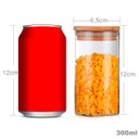 Ver imagem 2 de Kit Com 12 Potes Herméticos de Vidro 300ml com Tampa de Bambu