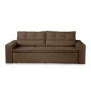 Ver imagem 4 de Sofá Retrátil e Reclinável 3 Lugares com Molas 1,80m Vanessa Suede Rover & Beato