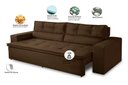 Ver imagem 2 de Sofá Retrátil e Reclinável 3 Lugares com Molas 1,80m Vanessa Suede Rover & Beato