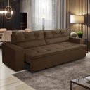 Ver imagem 1 de Sofá Retrátil e Reclinável 3 Lugares com Molas 1,80m Vanessa Suede Rover & Beato