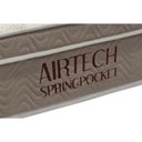 Ver imagem 4 de Cama Box Casal: Colchão Molas Ensacadas Ortobom SuperPocket Fort Airtech Spring + Base CRC Suede