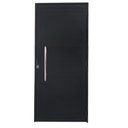 Ver imagem 1 de Porta Lambril de Alumínio Preto com Puxador Linha 25:Direita/ 210 x 90