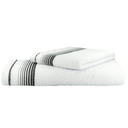 Kit Toalha Karisma Banho e Rosto Perfeito Estilo Branco - 1