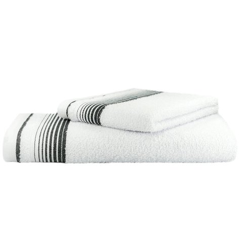 Kit Toalha Karisma Banho e Rosto Perfeito Estilo Branco