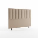 Ver imagem 5 de Cabeceira Luzzi Decor para Cama Box Viúva Tamanho 1.28 -suede Bege