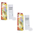 Ver imagem 4 de Kit 2 Cortador Ralador de Legumes Fios Finos Macarrão de Abobrinha Julienne