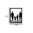 Ver imagem 3 de Quadro Vazado de Parede Família em MDF
