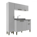 Ver imagem 2 de Cozinha Compacta Iara 7 Portas 1 Gaveta Branco - Jcarvalho