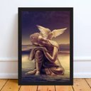 Ver imagem 2 de Quadro Decorativo Zen Buda Da Paz 33x24cm - com vidro:Madeira preta