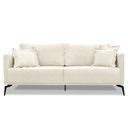 Ver imagem 5 de Sofá 2 Lugares 160cm Pés de Metal Vecchia S06 Linho Natural - Mpozenato