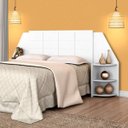 Ver imagem 1 de Cabeceira Queen com 2 Mesas de Apoio Bréscia Conquista Móveis