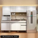 Ver imagem 2 de Armário de Cozinha 4 peças Balcão sem Tampo 120cm Lina04 K02 Supremo/Freijó - Mpozenato