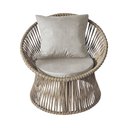 Ver imagem 1 de Poltrona Acquablock Fendi com Corda Naútica Champanhe Piscina Sol