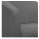 Ver imagem 6 de Kit 2 Poltronas Luiza Palito Mel Suede Chumbo - Amarena Móveis