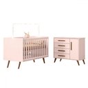 Ver imagem 2 de Quarto Infantil Completo Bear 1 Porta 4 Gavetas Rosa - Pnr Móveis