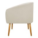 Ver imagem 4 de Kit 2 Poltronas Luiza Palito Mel Suede Bege - Amarena Móveis