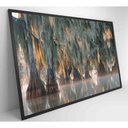 Ver imagem 7 de Quadro Árvores de Ciprestes no Lago Martin Medidas 120x80 Cm Tipo de Impressão Tecido Canvas