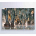 Ver mais imagens de Quadro Árvores de Ciprestes no Lago Martin Medidas 120x80 Cm Tipo de Impressão Tecido Canvas