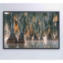 Ver imagem 3 de Quadro Árvores de Ciprestes no Lago Martin Medidas 120x80 Cm Tipo de Impressão Tecido Canvas