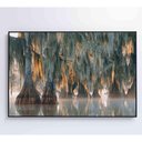 Ver imagem 5 de Quadro Árvores de Ciprestes no Lago Martin Medidas 120x80 Cm Tipo de Impressão Tecido Canvas