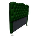 Ver imagem 2 de Cabeceira para Cama Box Casal Queen Agnes - Suede - Sv Decor:verde