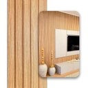 Ver imagem 3 de Painel Ripado Wpc Interno Low Cor: Freijó Kit 5 Und - 2,90m X 15cm, 0,43m²