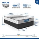 Ver imagem 4 de Cama Box com Colchão de Molas Ensacadas Double Face Essence Probel Queen 158cm