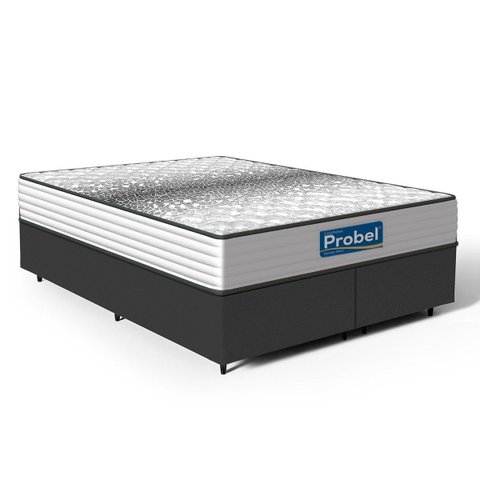 Cama Box com Colchão de Molas Ensacadas Double Face Essence Probel Queen 158cm
