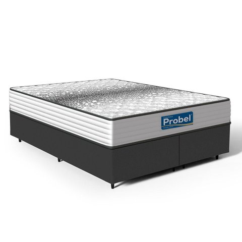 Cama Box com Colchão de Molas Ensacadas Double Face Essence Probel Queen 158 cm
