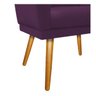 Poltrona Decorativa Dália Pés Palito Suede Roxo - Amarena - 7