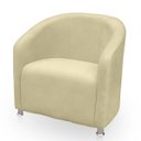 Ver imagem 5 de Poltrona Redonda Moderna e Confortavel Alicia Suede