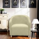 Ver imagem 2 de Poltrona Redonda Moderna e Confortavel Alicia Suede