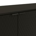 Ver imagem 5 de Aparador Kappesberg 4 Portas 3d Preto Fosco 180cm