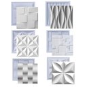 Ver imagem 1 de Kit de Moldes Formas pra Revestimento Gesso 3d e Cimento Fdg