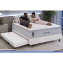 Ver imagem 2 de Cama Box c/Aux Crc Casal +Colchão Molas Marselha Hellen 138