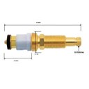 Ver imagem 3 de Kit 2 Reparo de Registro Pressão Chuveiro Mvs Padrão Deca