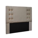 Ver imagem 1 de Cabeceira Gênova Para Cama Box Solteiro 90 cm Linho - D’Rossi - Areia
