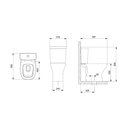 Ver imagem 3 de Bacia Sanitária Rimless com Caixa Acoplada 3 a 6l Vip Celite