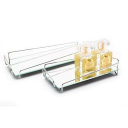 Bandeja Lavabo Decoração Ângulo Hara 10 x 20 cm - Espelho - 1