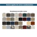 Ver imagem 5 de Cabeceira MH-2694 Herval Estofado King para Colchão 193 cm com Luminária Linho Bege C