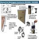 Ver mais imagens de Cabeceira MH-2694 Herval Estofado King para Colchão 193 cm com Luminária Linho Bege C
