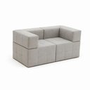Ver imagem 1 de Sofá Modular Platinum Bom Pastor Linho Cinza