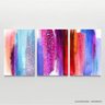 Quadro Abstrato Artístico Colorido Moderno Pinceladas Tela Canvas - 3