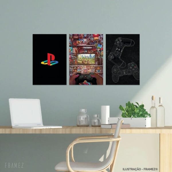 Kit Quadro Para Quarto Universo Feminino decorativo 90x45 - 2