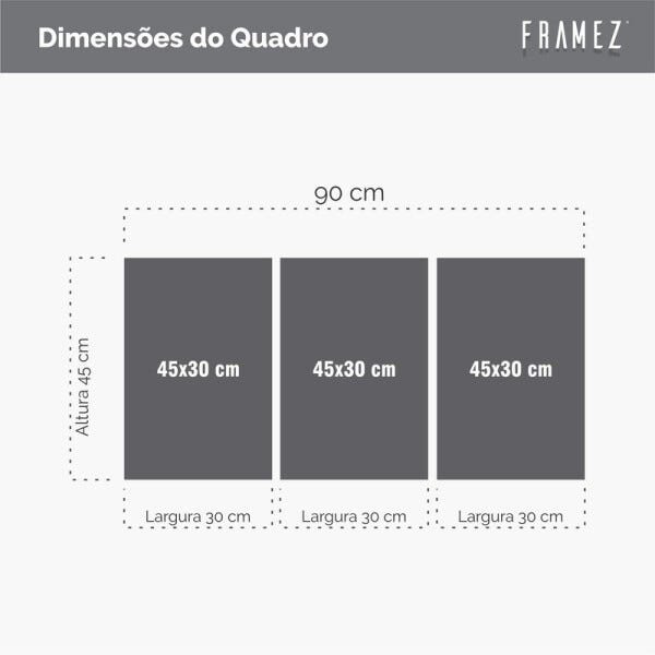 Kit Quadros Paris e Londres Detalhes Vermelhos Decor 90x45 - 5