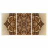 Quadro Arte Mandala decorativo Para Quarto Hall 90x45 - 3